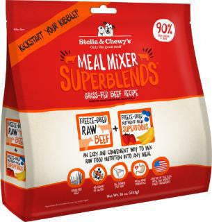 Stella & Chewy's Freeze-Dried Meal Mixer Superblends - Beef 16 oz. {L+1x} 860177 186011000762