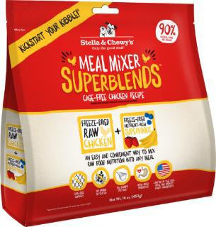 Stella & Chewy's Freeze-Dried Meal Mixer Superblends - Chicken 16 oz. {L+1x} 860175 186011000748