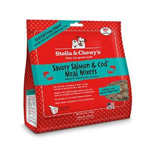 Stella & Chewy's Freeze Dried Savory Salmon/Cod Meal Mixer Dog 8z {L+1x} 860278 186011000250