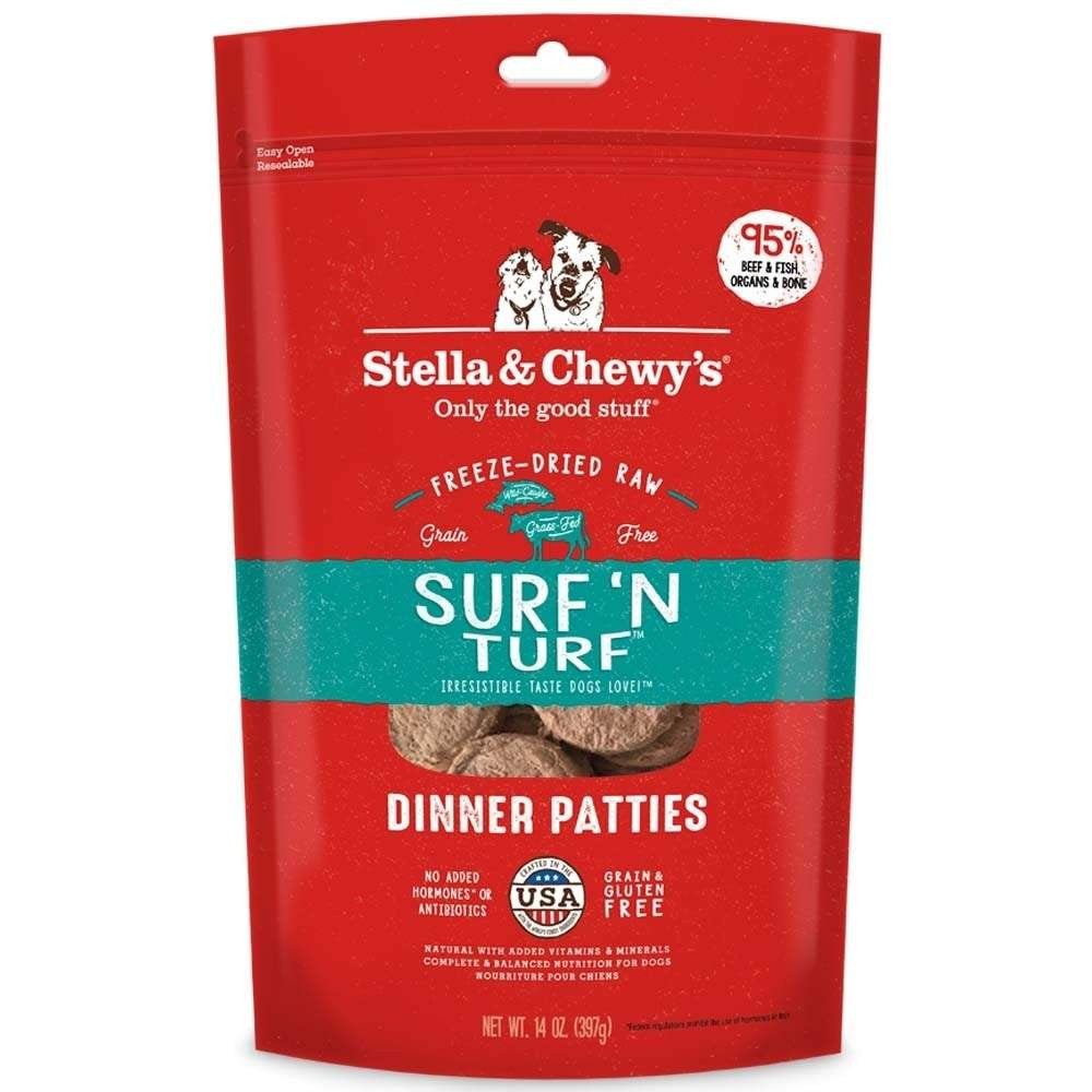 Stella & Chewy's Freeze Dried Surf & Turf Dinner Dog 14z {L+1x} 860272 186011000557