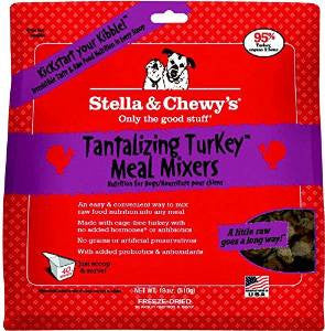 Stella & Chewy's Freeze-Dried Tantalizing Turkey Meal Mixers - 18 oz. {L+1x} 860141 186011000229