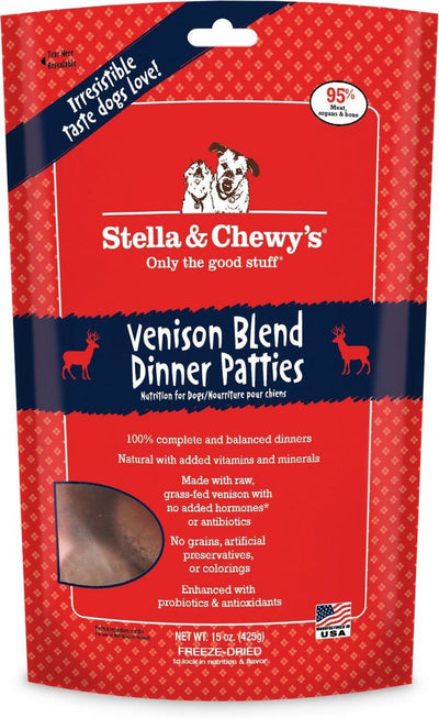 Stella & Chewy's Freeze Dried Venison Blend Dinner Dog 14z {L+1x} 860275 186011000861