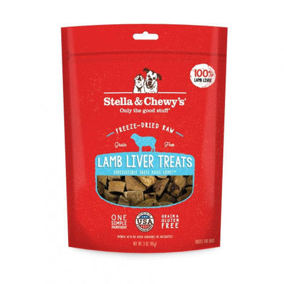 Stella & Chewy’s Lamb Liver Treats 3 oz {L + 1x} 860298 - Dog