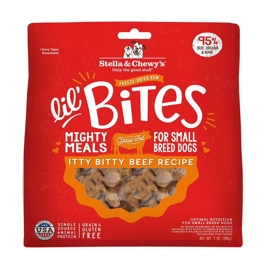 Stella & Chewy's Lil' Bites - Itty Bitty Beef Recipe 7oz C=6 {L+1x} 860329 852301008366