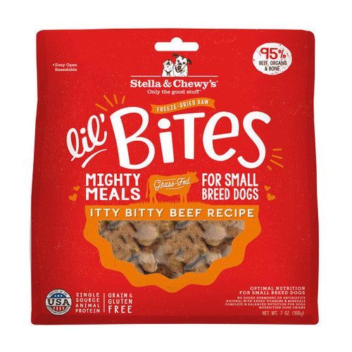 Stella & Chewy’s Lil’ Bites - Itty Bitty Beef Recipe 7oz C=6 {L + 1x} 860329 Dog