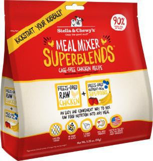 Stella & Chewy's Meal Mixer Superblends Grain Free Chicken Recipe Freeze Dried Raw Dog Food Topper-3.25-oz-{L+1x} 186011000632
