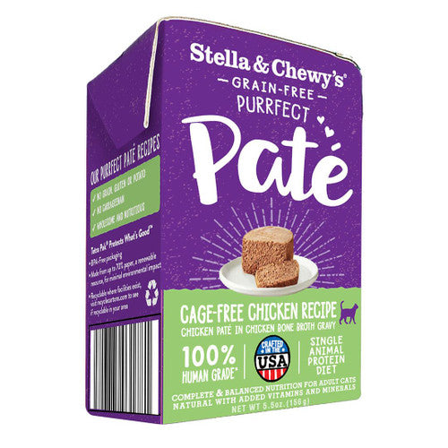Stella & Chewy’s Purrfect Pate - Cage Free Chicken Recipe Cat 12/5.5 oz {L - 1x } 860304