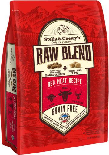 Stella & Chewy's Raw Blend Red Meat Recipe Kibble 10lb {L-1x} 860220 186011001523