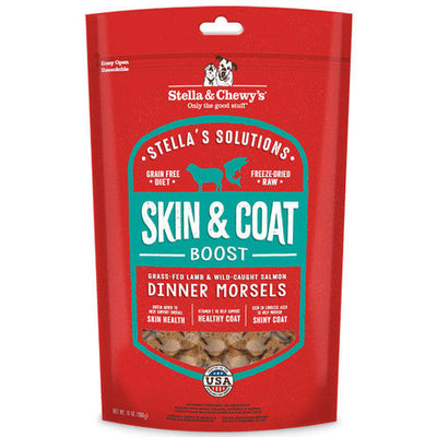 Stella & Chewy’s Solutions Freeze Dried Skin Coat Lamb Salmon 13oz {L + x} 860338 - Dog