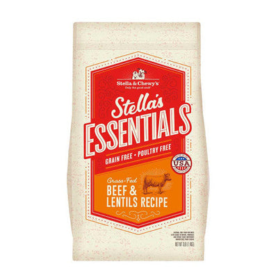 Stella & Chewy’s Stella’s Essentials Grass - Fed Beef Ancient Grains Dog 3lb {L - 1} 860362