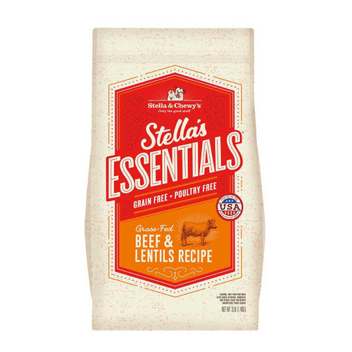 Stella & Chewy’s Stella’s Essentials Grass - Fed Beef Lentils Dog Recipe 3lb {L - 1} 860355