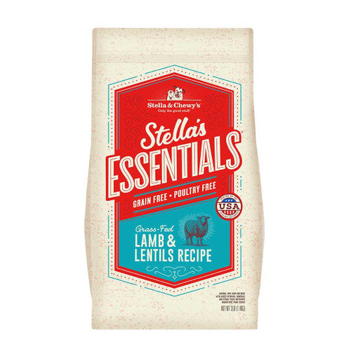 Stella & Chewy’s Stella’s Essentials Grass - Fed Lamb Lentils Dog Recipe - 25lb {L - 1} 860361