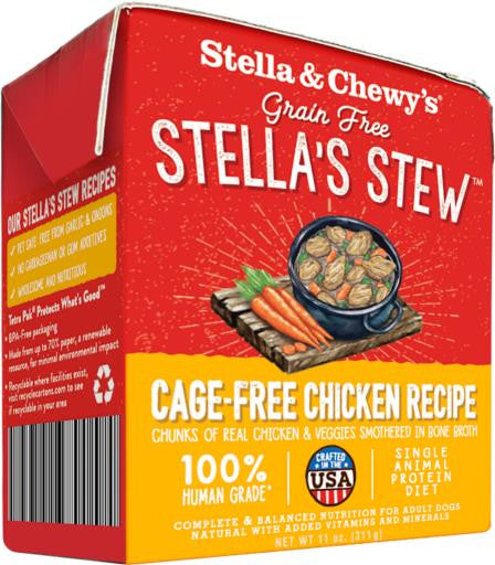 Stella & Chewy's Stella's Stews Cage-Free Chicken Recipe 11 oz. {L+1xRR} 860190 852301008021