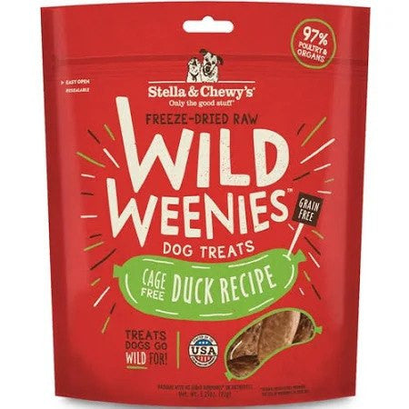 Stella & Chewy's Wild Weenies Duck Recipe 3.25oz {L+1x} 860290 852301008144