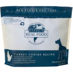 Steve's Real Food Dog Frozen Turkey Nuggets 5lb !{L-x} SD-5 691730153038