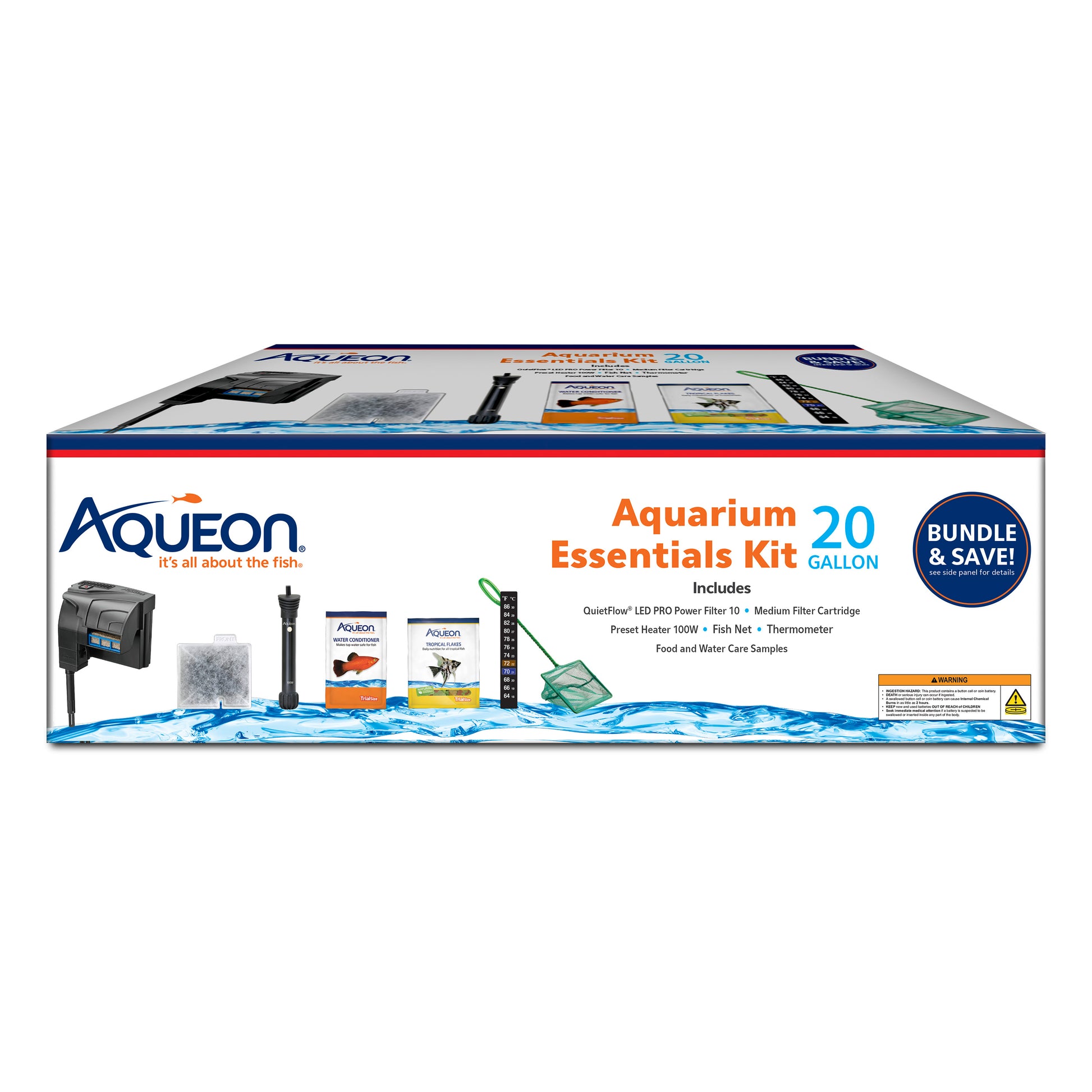 Aqueon Aquarium Essentials Kit 20-gal 015905002844