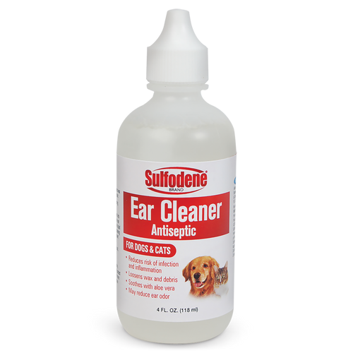 Sulfodene Ear Cleaner for Dogs & Cats 4oz - Dog