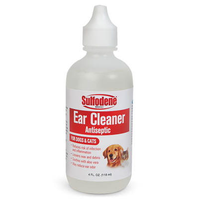 Sulfodene Ear Cleaner for Dogs & Cats 4oz