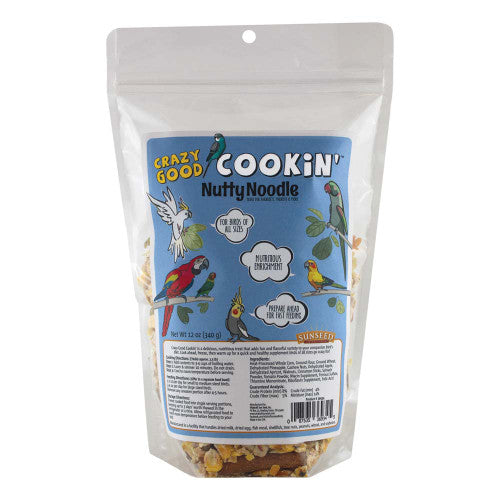 Sun Seed Crazy Good Cookin’ Nutty Noodle Bird Treat 12 oz