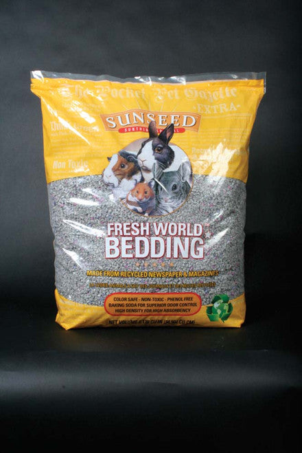Sun Seed Fresh World Bedding for Small Animals (Store Use) Grey 3050 cu in - Small - Pet
