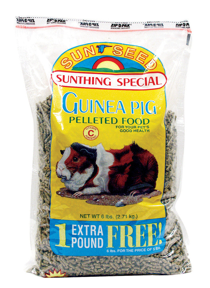 Sun Seed SunBasics Guinea Pig Pellets Food 6 lb