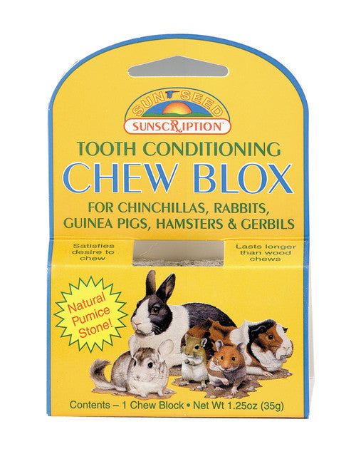Sun Seed Supplement Chew Blox for Small Animals White 1 Pack - Small - Pet