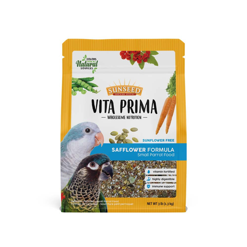 Sun Seed Vita Prima Safflower Formula Small Parrot Food 3 lb