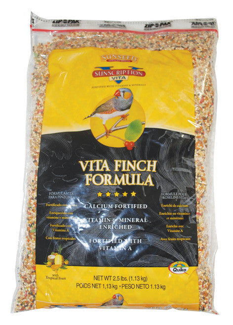 Sun Seed Vita Sunscription Finch Diet Bird Food 2.5 lb