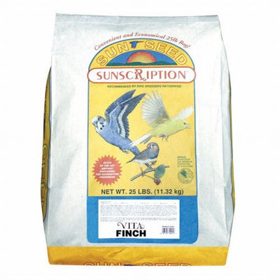 Sun Seed Vita Sunscription Finch Diet Bird Food 25 lb