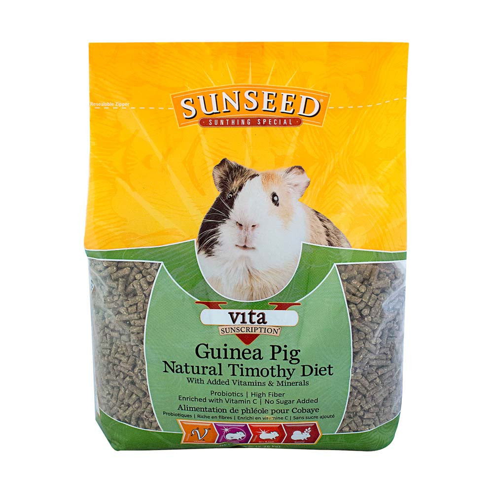 Sun Seed Vita Sunscription Natural Timothy Guinea Pig Diet Dry Food 5 lb