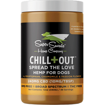 Super Snouts Hemp Dog Broad Cbd Peanut Butter Chill 240mg 733810234876