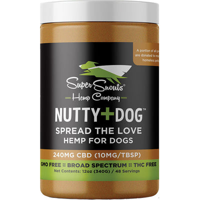 Super Snouts Hemp Dog Broad Cbd Peanut Butter Original 240mg 733810234128