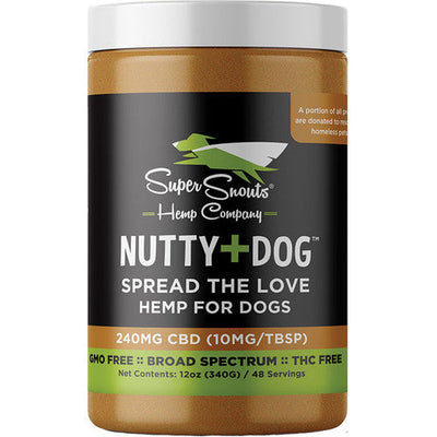 Super Snouts Hemp Dog Broad Cbd Peanut Butter Original 240mg