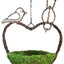 Supermoss Woven Sparrow Bird Feeder Vibrant Green 9.5