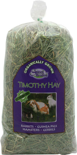 Sweet Meadow Farm 2nd Cut Organic Timothy Hay for Small Animals 20 oz - Small - Pet
