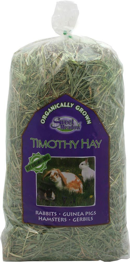 Sweet Meadow Farm 2nd Cut Organic Timothy Hay for Small Animals 20 oz