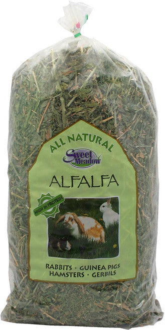Sweet Meadow Farm Alfalfa Hay for Small Animals 24 oz 3 Pack - Small - Pet