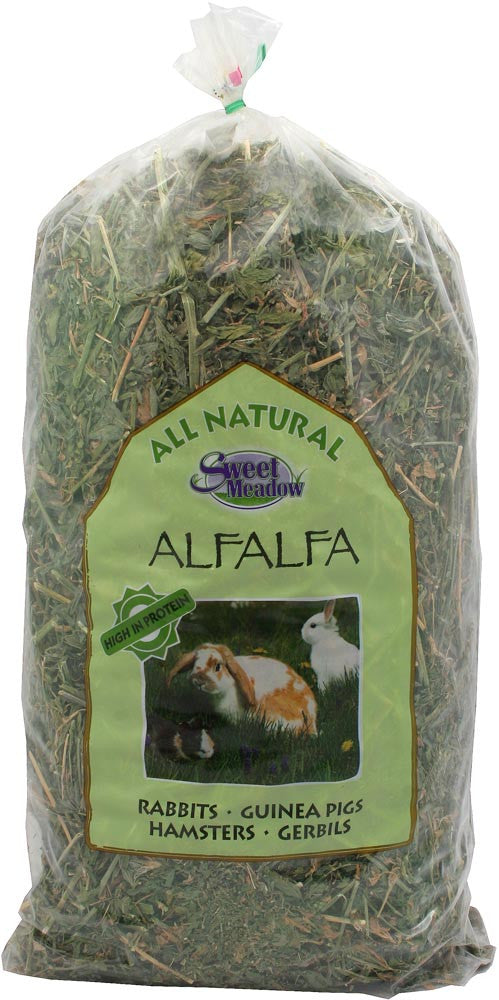 Sweet Meadow Farm Alfalfa Hay for Small Animals 24 oz 3 Pack