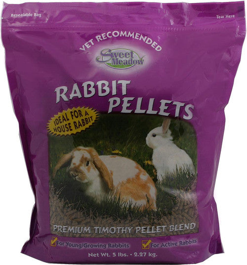 Sweet Meadow Farm Rabbit Pellets Original Blend 5 lb - Small - Pet