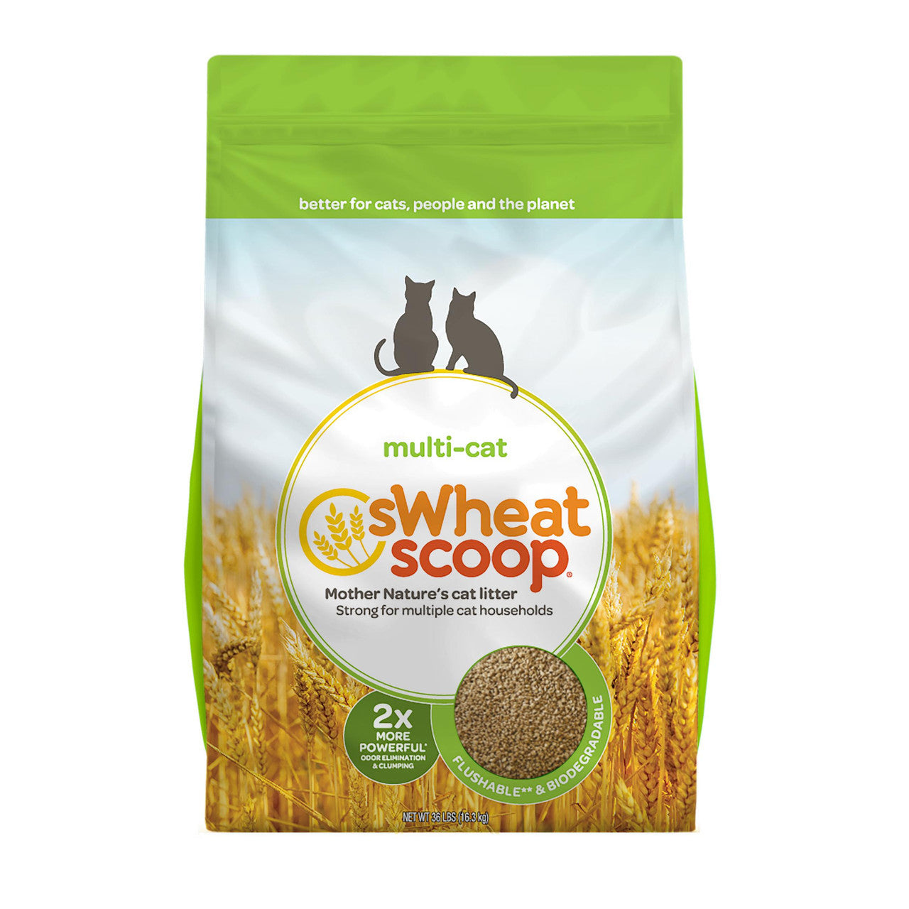 Swheat Scoop Multi Cat Litter 36 lb 787748670367