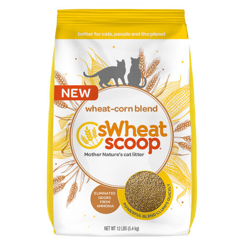 Swheat Scoop Wheat & Corn Cat Litter 12 lb