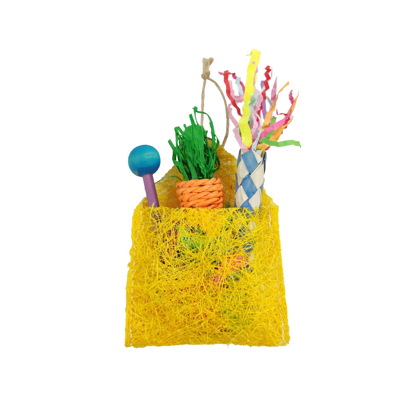 A & E Cages Nibbles Veggie Pouch Small Animal Chew Toy 644472002690