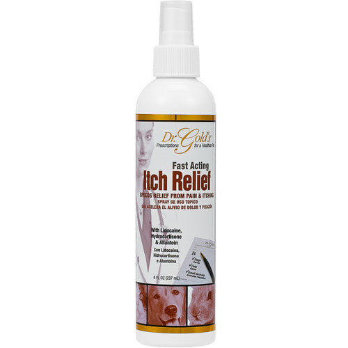 Synergy Labs Dr. Gold’s Itch Relief with Hydrocortisone and Allantoin 8 fl. oz - Dog
