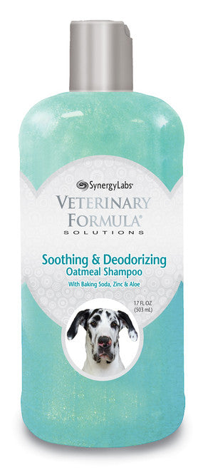 Synergy Labs Veterinary Formula Soothing & Deodorizing Oatmeal Shampoo 17 fl. oz - Dog
