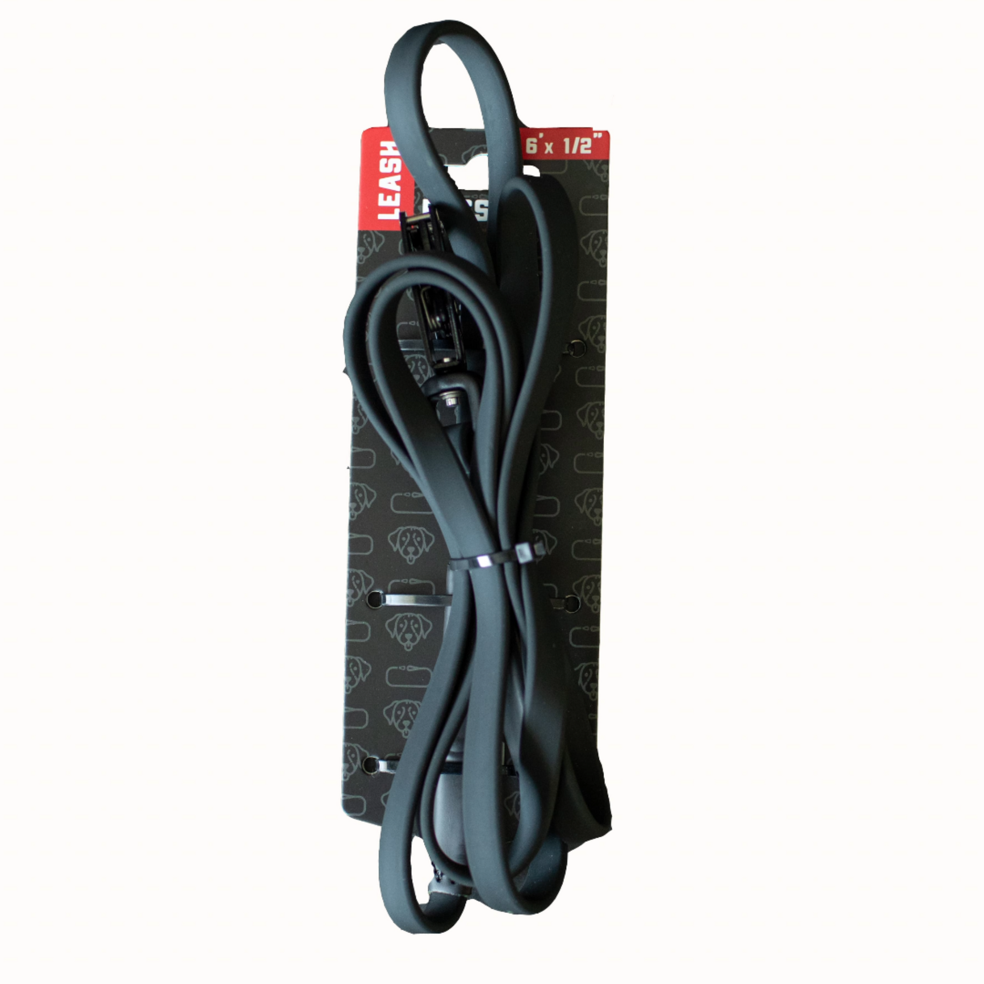 Boss Dog Tactical TPU Dog Leash Black 6 ft 850036272632