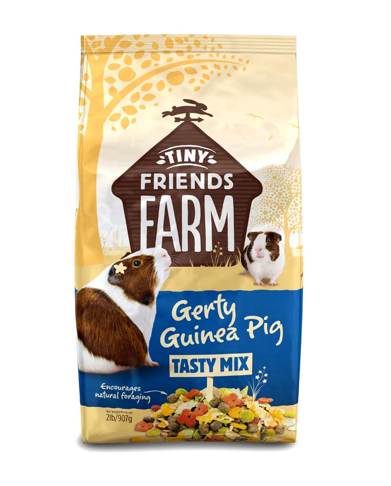 Tiny Friends Farm Gerty Guinea Pig Tasty Mix Dry Food 2 lb 730582211647