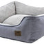 Tall Tails Bolster Bed Charcole Medium {L + x} - Dog