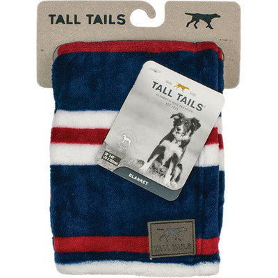 Tall Tails Dog Blanket Nautical Stripe 30x40