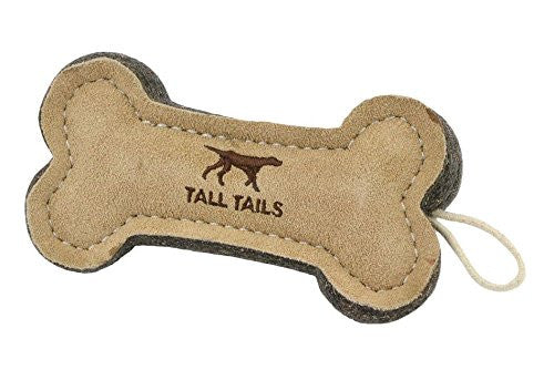 Tall Tails Dog Bone Natural Leather 6 Inches {L-x} 022266156185