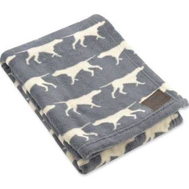 Tall Tails Dog Fleece Blanket Icon Charcoal 30x40 {L - x}